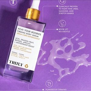 Truly Acai Your Boobies Firming Body Serum - Gold and White